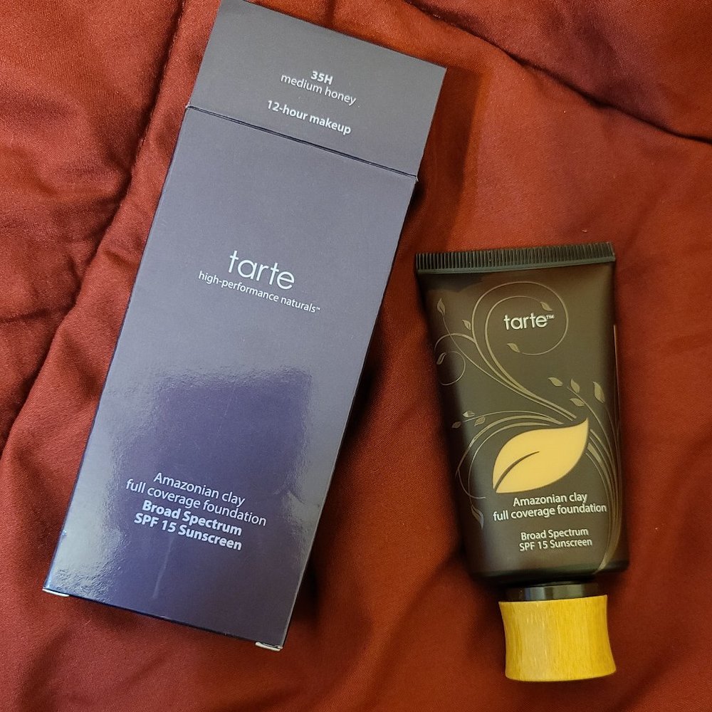 New Tarte Amazonian Clay Foundation Medium Honey